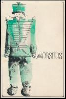 Váradi Iván jelzéssel: Plakáttervek. 3 db, kollázs-vegyes technika, papír, 2 db jelzett, 23x15 cm