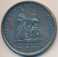 Borsos Miklós (1906-1990) 1981. "Sárospataki iskola / II. Rákóczi Ferenc" Br emlékérem (40...