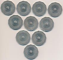 Ausztrália 1977. 50c "Ezüst jubileum" (10x) T:1-,2 Australia 1977. 50 Cents "Silver J...