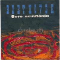 Váradi Iván jelzéssel: Plakáttervek. 3 db, kollázs, papír, 2 db jelzett, 22x15 cm