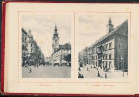 Graz. 12 képet tartalmazó leporelló Graz városáról. Dresden, é.n., Kunstansalt Stengel & Co. GmbH. Kiadói foltos egészvászon-kötésben. A képek jó állapotúak.