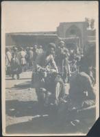 cca 1905 Iráni fotók: Teheran, Kazvine, Chak, piac és egyéb 4 db / cca 1905 Photos from Iran: Teheran, Chak, Kazvine... 18x13 cm