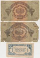 1944. 1P-100P (10x) "A Vörös Hadsereg Parancsnoksága" T:vegyes