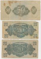 1944. 1P-100P (10x) "A Vörös Hadsereg Parancsnoksága" T:vegyes