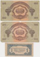 1944. 1P-100P (10x) "A Vörös Hadsereg Parancsnoksága" T:vegyes