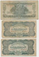 1944. 1P-100P (10x) "A Vörös Hadsereg Parancsnoksága" T:vegyes