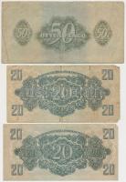 1944. 1P-100P (10x) "A Vörös Hadsereg Parancsnoksága" T:vegyes
