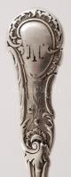 XIX. sz vége: Ezüst villa indás díszítéssel, jelzéssel. / Silver fork 57 g