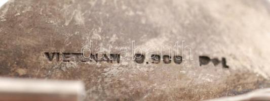 Vietnám: sárkányt ábrázoló ezüst bross / Vietnam silver broche with dragon figure 45mm 16,6g