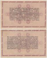 1946. 10db-os vegyes magyar adópengő bankjegy tétel, közte fordított címeres is T:vegyes