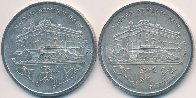 1992. 200Ft Ag "MNB" (2x) T:2,2-