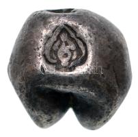 Thaiföld (Sziám) 1782-1809. Baht Ag "Ráma" golyópénz (15,2g) T:2- Thailand (Siam) 1782-1809. Baht Ag "Rama I" bullet coin (15,2g) C:VF