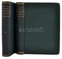 John Ruskin: Velencze kövei. Ford. Geőcze Sarolta. I-II. kötet. Bp. 1896-97, MTA. Aranyozott kiadói egészvászon-kötésben. A harmadik kötet hiányzik.