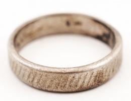 Ezüst (Ag) gyűrű, jelzett, gyűrű mérete: 61, 4,8 g / Silver ring