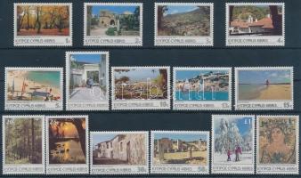 Definitive stamps, tourism set, Forgalmi bélyegek, turizmus sor