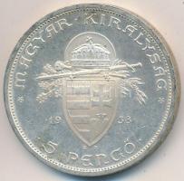1938. 5P Ag "Szent István" T:2
Adamo P8.1