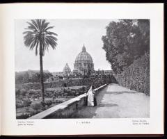 Ricordo di Roma. 60 Vedute. Képes füzet Róma városáról, látképekkel, négynyelvű leírásokkal. A borít...