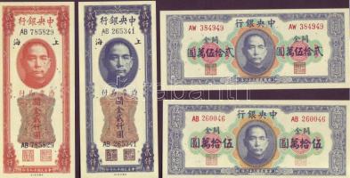 Kína 1930.Central Bank 7 klf db T:I