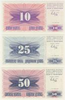 Bosznia 1992. 10-1000D  6 klf db T:I