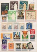 cca 1910 24 db régi magyar levélzáró / 24 old Hungarian poster stamps