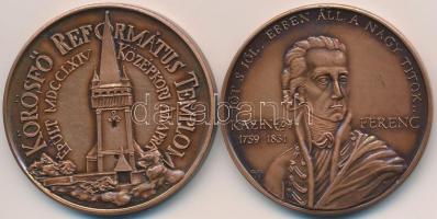 Kiss Sándor (1925-) 1988. "MÉE Budapest / Erdélyért - Körösfő Református Templom" Br emlék...