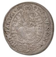 1697. 3kr Ag "I. Lipót" névérték kerete nyitott, előlapi körirat osztása eltérő (1,67g) T:...