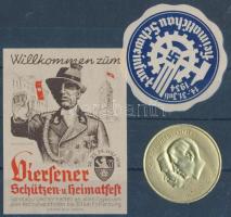 Német birodalmi levélzárók 3 db / 4 German Reich poster stamps