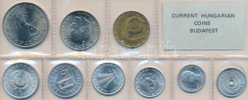 1981. 2f-10Ft 9db klf, érmés forgalmi sor fóliatokban T:1