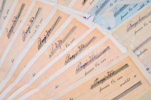 25db-os váltó tétel, mind "Dr. Rónay Béla ügyvéd" felülbélyegzéssel T:vegyes