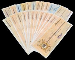 25db-os váltó tétel, mind "Dr. Rónay Béla ügyvéd" felülbélyegzéssel T:vegyes