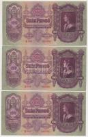 1930. 100P (3x) sorszámkövetők T:I-