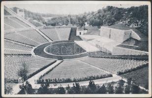 1936 Az olimpia bajnok magyar vízilabda válogatott tagjainak aláírt képeslapja Berlinből (Bozsi, Bra...