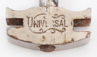 3 db régi kézi szerszám(üvegvágó), jelzett (Universal, Ferragent), fémből és fából,  h:12,5 cm (3×)