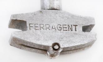 3 db régi kézi szerszám(üvegvágó), jelzett (Universal, Ferragent), fémből és fából,  h:12,5 cm (3×)