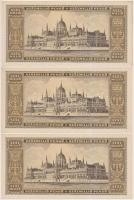 1946. 100.000.000P (3x) sorszámkövetők T:I,I-