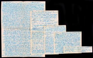 1939 Dáné Gyula (1887-?) festő- és iparművész lánya által Helsinkiből írt levél édesanyjának, az 194...