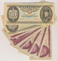 30db-os vegyes magyar forint bankjegy tétel T:vegyes