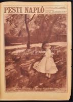 1927 A Pesti Napló teljes évfolyama könyvbe kötve, sérült gerinccel, kijáró lappal
