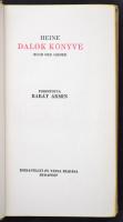 Heine, [Heinrich]: Dalok könyve. Buch der Lieder. Fordította Barát Ármin. Bp., 1923, Rózsavölgyi. 28...