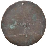 1978. "Champion 78 Békéscsaba" Br galambkiállítási plakett (~84mm) T:2 patina