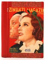 1939 A Színházi Magazin 1939-es évfolyamának több száma könyvbe kötve