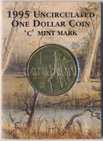 Ausztrália 1995C 1$ "Waltzing Matilda" díszkiadásban T:1- Australia 1995C 1 Dollar "Waltzing Matilda" in paper case C:AU
