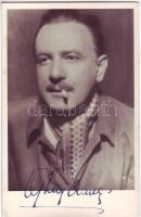 1940 Ajtay Andor színész aláírt képeslapja
