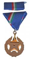 1951. "Közbiztonsági Érem" bronz fokozata a rendőrség tagjai részére, zománcozott Br kitün...