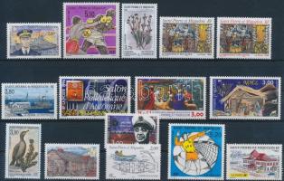 1996-1997 15 klf bélyeg, 1996-1997 15 diff stamps