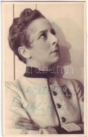 1940 Gobbi Hilda színésznő aláírt képeslapja