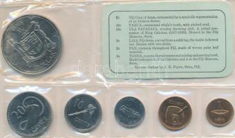 Fidzsi-szigetek 1969. 1c-1$ (6xklf) forgalmi szett T:1
Fiji 1969. 1 Cent - 1 Dollar (6xdiff) coin s...