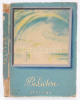 Keresztury, Désire(Dezső): Balaton. Bp., 1940, Officina. Kiadói kartonált kötés, képekkel illusztrált, francia nyelvű kiadás, gerince sérült, kopottas állapotban.