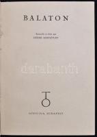 Keresztury, Désire(Dezső): Balaton. Bp., 1940, Officina. Kiadói kartonált kötés, képekkel illusztrál...