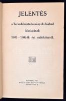 1908 Huszadik század. Társadalomtudományi és Szociálpolitikai Szemle. Szerk.:Jászi Oszkár. 9. évf. XVII. kötet. jan-jún. Bp., Deutsch Zsigmond és Tsa, 695 p. Korabeli félvászonkötésben.